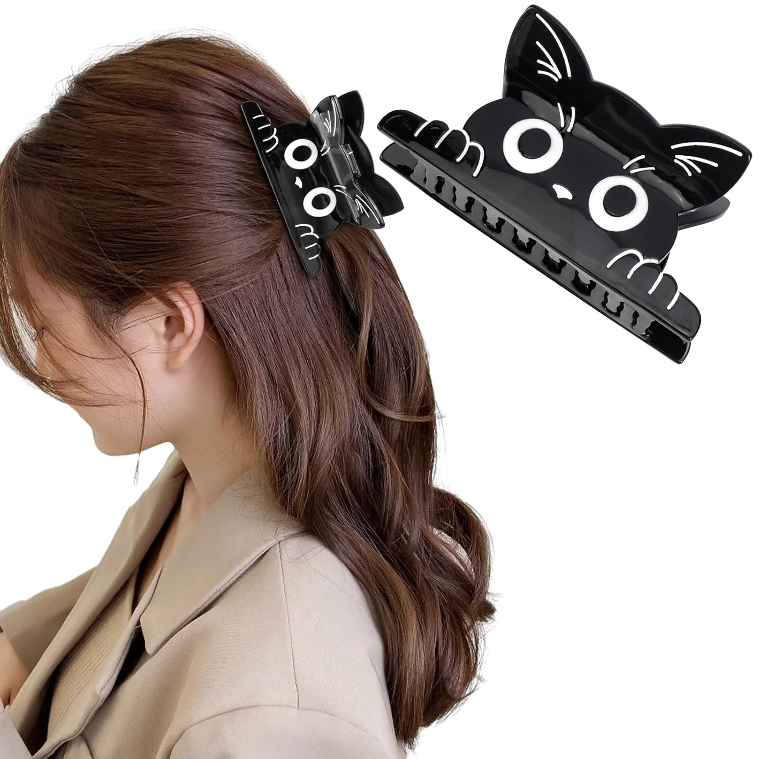 Custom Molded Hair Claw Clip with Full Color Print (Air Freight)